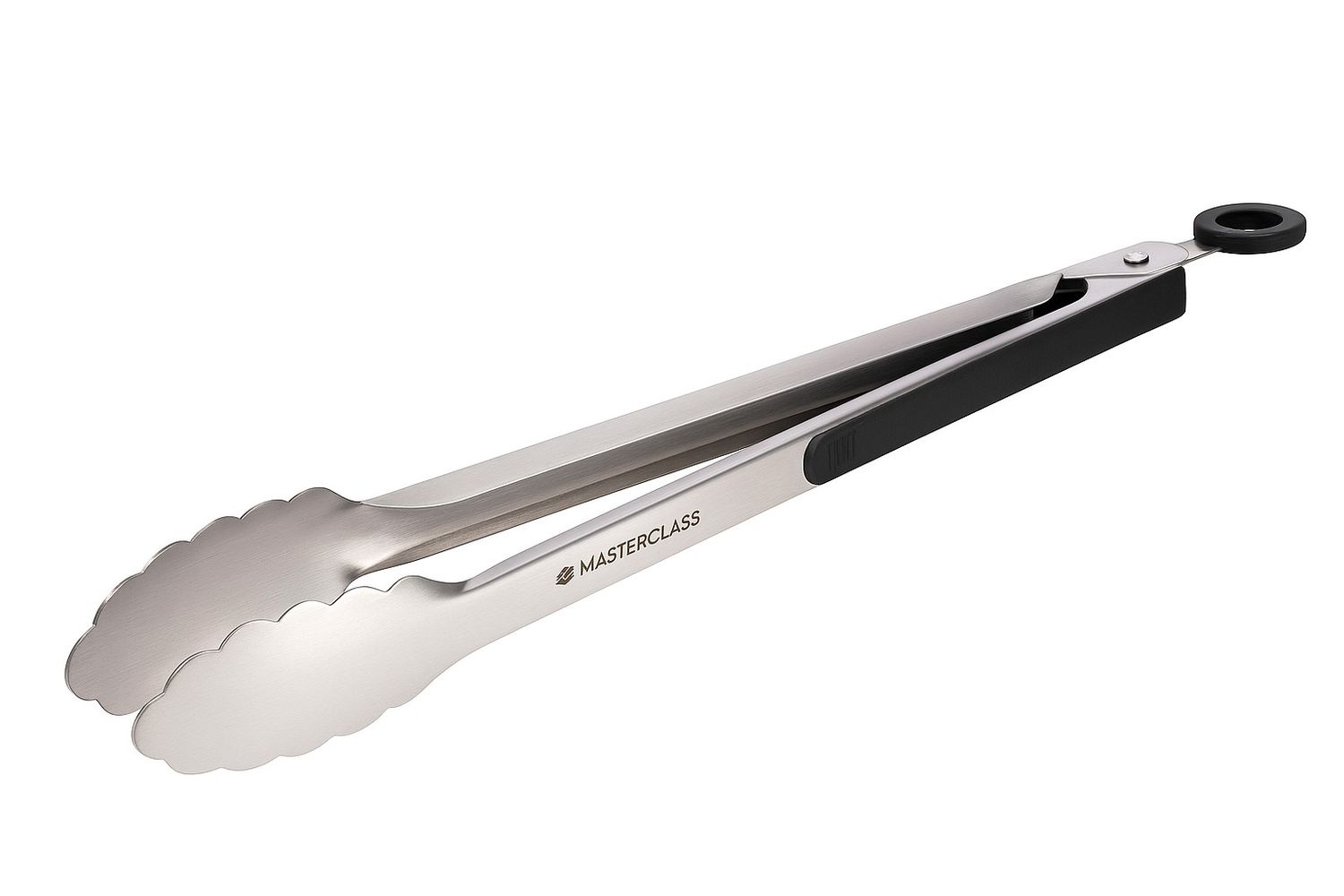 Deluxe S/Steel Tongs Rubber Grip 30cm