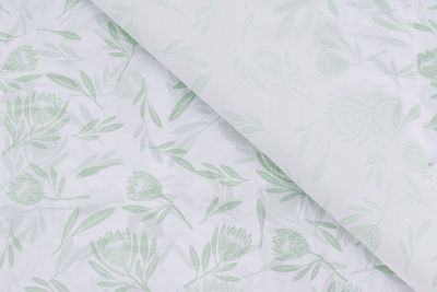 Tissue Paper - Fynbos-Green-On White (Qty25)