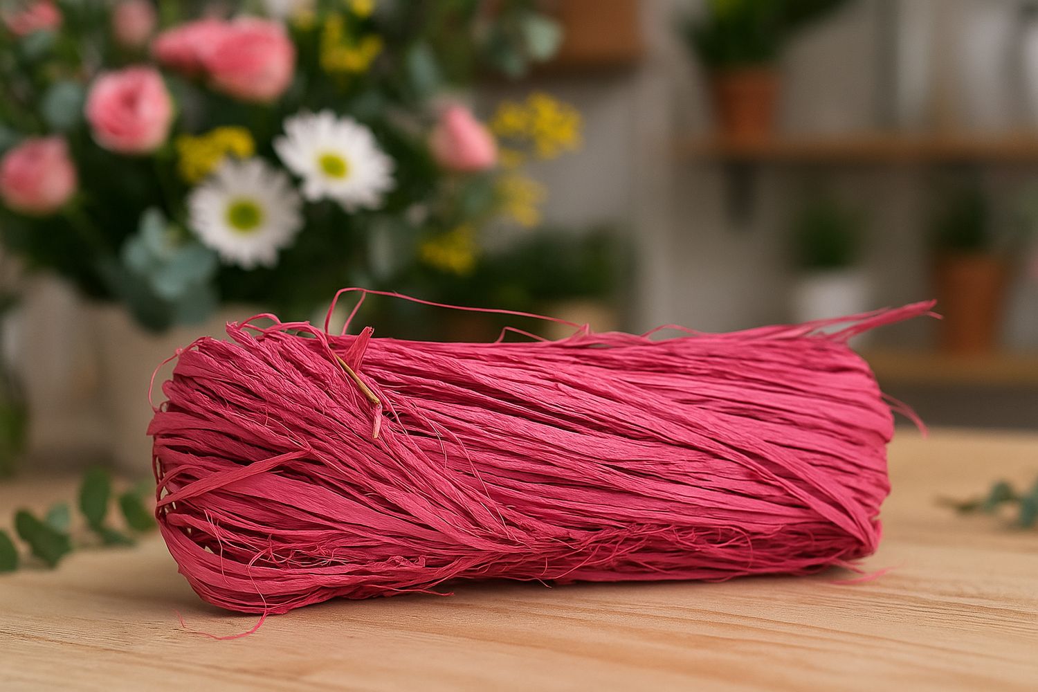 Raffia 50g Cerise (ea)