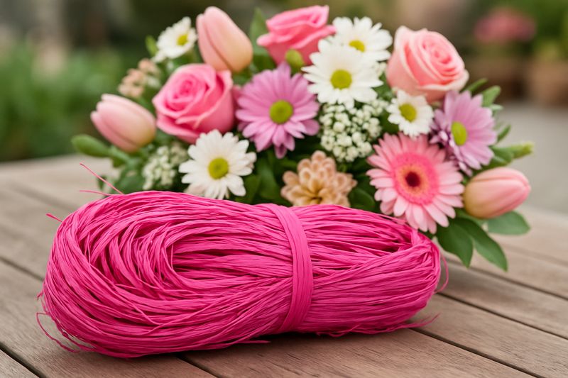 Raffia 50g Pink (ea)