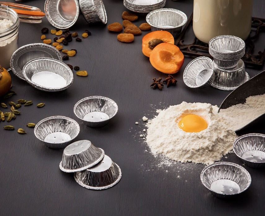 Foil Containers small milk tart (Qty50)