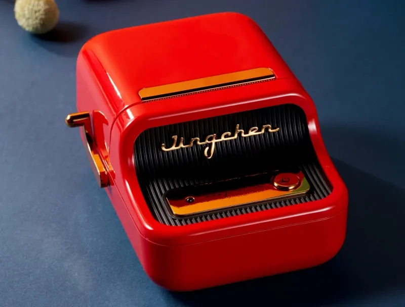 Niimbot B21 Portable Thermal Label Printer Red - including free label. (each)