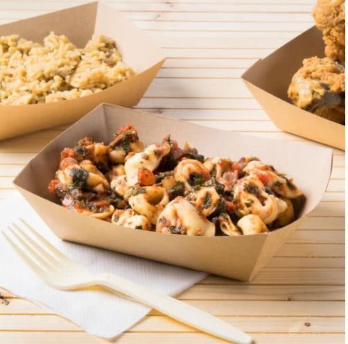 Eco Kraft Polylined Food Tray No 6 Large 946 ml (Qty 250) Eco Kraft Polylined Food Tray No 6 Large 946 ml (Qty 250)