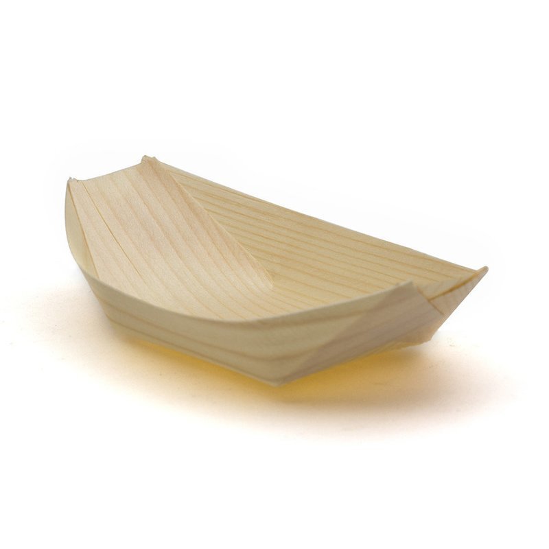 Bamboo Kidei Boat Large 190 x 105 x 95 mm (Qty 50)