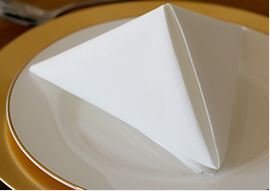 Napking Airlaid 'Like Linen' Grande White 40 x 40cm(Qty 50)