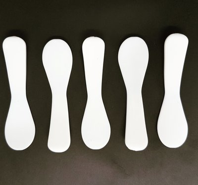 Catering Spoon Mini Spatula White (Qty 50)