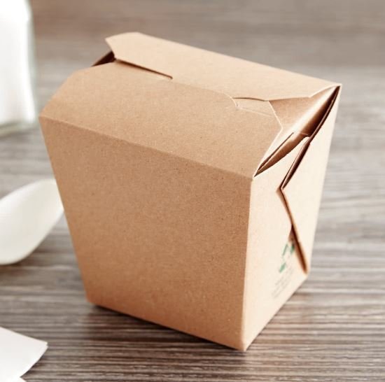 Box Noodle Polycoated Eco Kraft 16oz (473 ml) - Qty 25