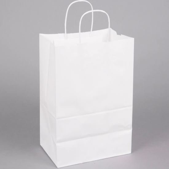 Paper Carrier Bags Twist Handle Handipak White 300x160x430mm (Qty 25)