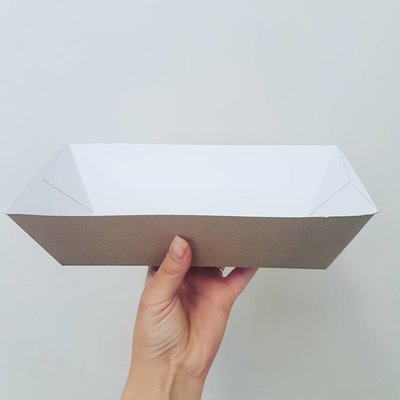 Box Dish Bowl Hot Dog (Qty 50)