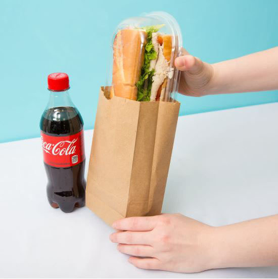 Brown Paper Bags SO 2 - 110 x 60 x 195 mm (Qty 100)