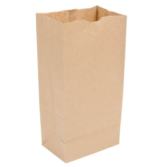 Brown Paper Bags SO 6 - 155 x 90 x 278 mm (Qty 100)