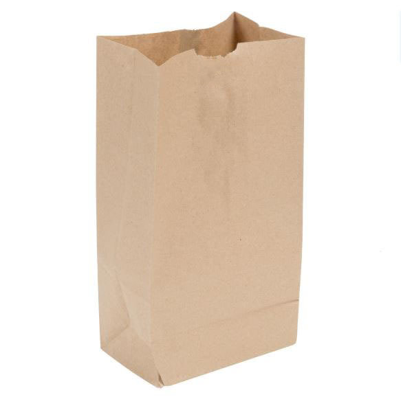 Brown Paper Bags SO 8 - 165 x 102 x 301 mm (Qty 100)