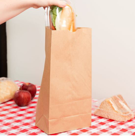 Brown Paper Bags SO10 - 165 x 102 x 345 mm (Qty 50)