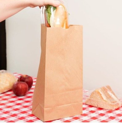 Brown Paper Bags SO10 - 165 x 102 x 345 mm (Qty 50)