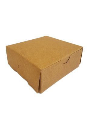 Cake Box Eco Brown 4 x 4 x 1.5&quot; (ea)
