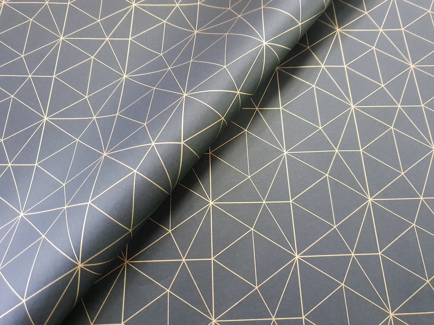 Tissue Paper - Geometric - Gold on Black - (Qty 25) Tissue Paper - Geometric - Gold on Black - (Qty 25)