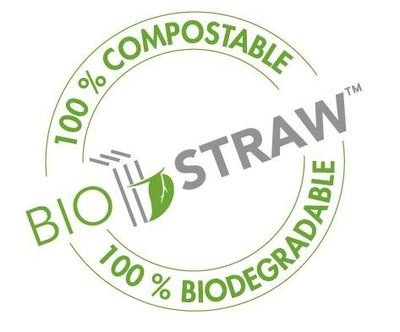 Bio Straws 10 mm - Natural Unwrapped (Qty 250)