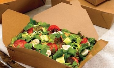 Compostable Kraft Lunch Box PLA Lined No.3 (Qty 50)