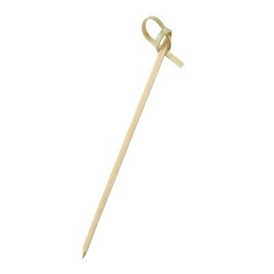 Skewers Bamboo Ribbon 9cm (Qty 100)