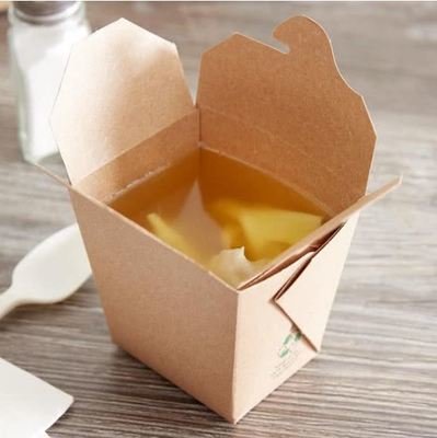 Kraft Noodle Boxes 16oz – Polycoated Takeaway (Pack of 25)