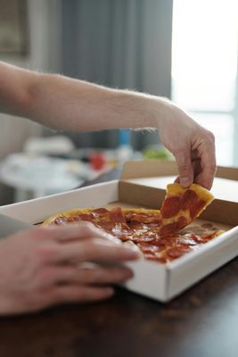 Corrugated Pizza Box Small – White (Each)