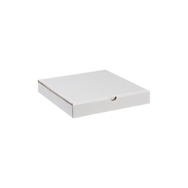 Corrugated Medium Pizza Box 26.5cm – White (Each)