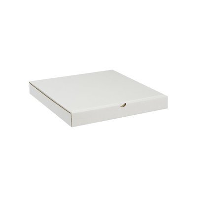 Corrugated Large Pizza Box 32cm – White (Each)