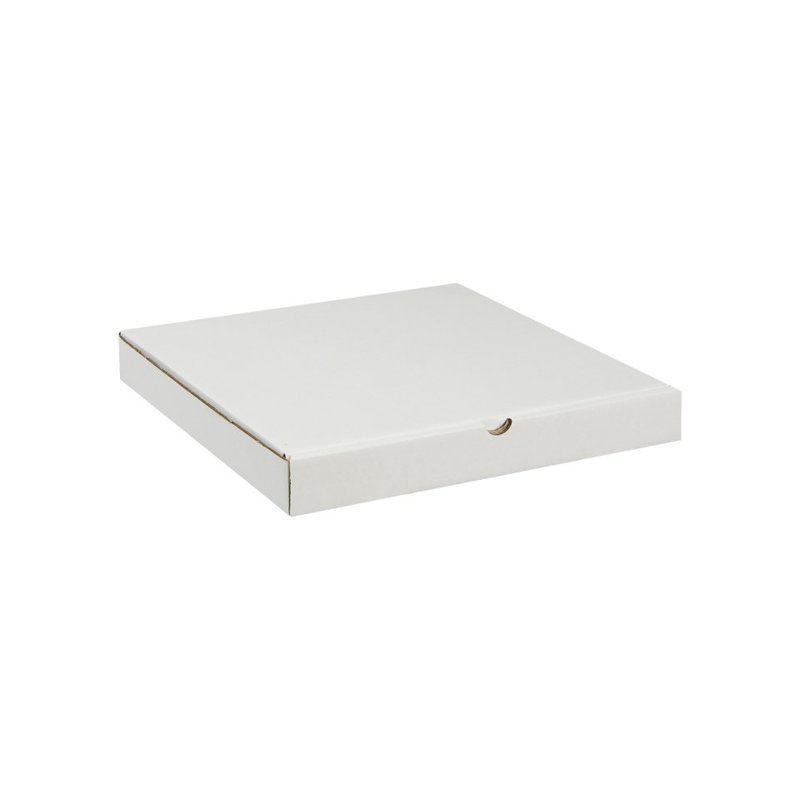 Corrugated Large Pizza Box 32cm – White (Each)