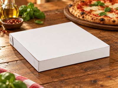 Medium Pizza Box Soft White (each)