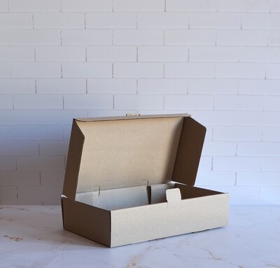Box Corrugated  Rib - Kraft (each)