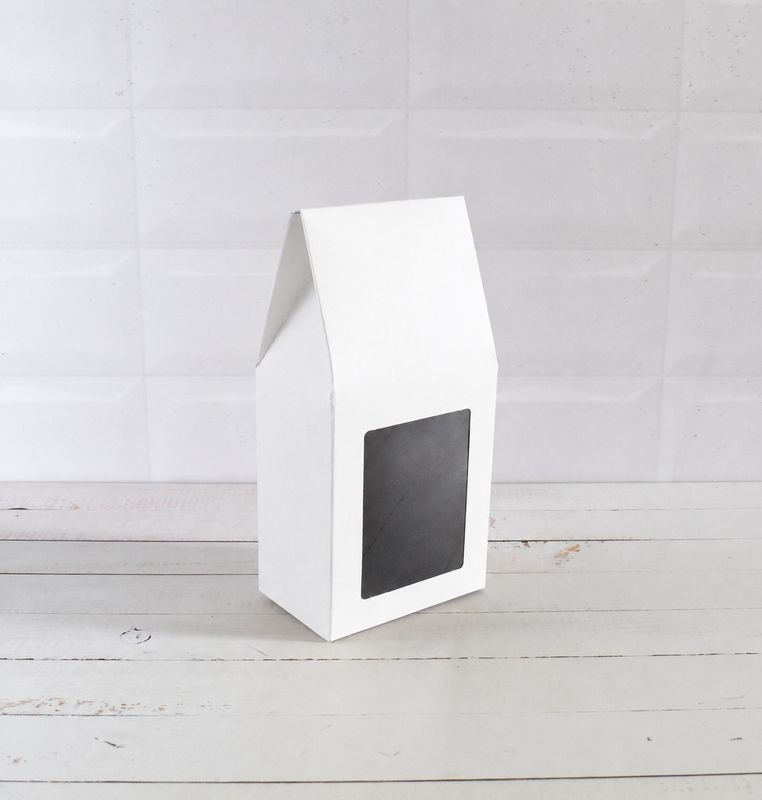 Box Coffee Window White 190x90x60mm (ea)