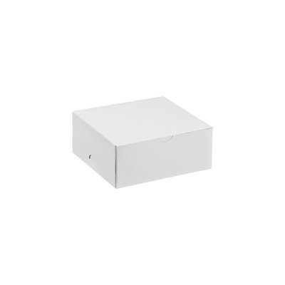 White Cake Box 5 x 5 x 2.5 inch