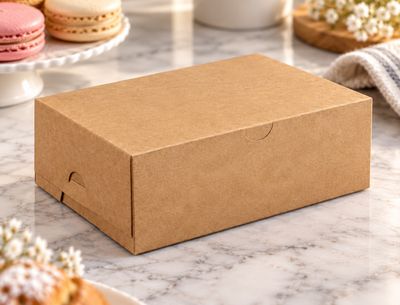 Cake Box Eco Brown 7 x 5 x 2.5" (ea)