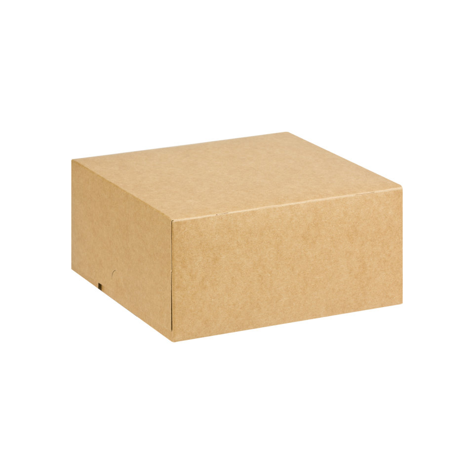 Cake Box Eco Brown 7 x 7 x 3" (ea)