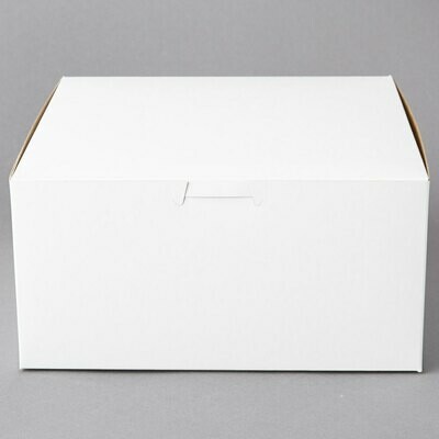 White Cake Box 8 x 8 x 4 Inch