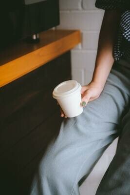 Coffee Cups Double Wall 250 ml - White (Qty 50)