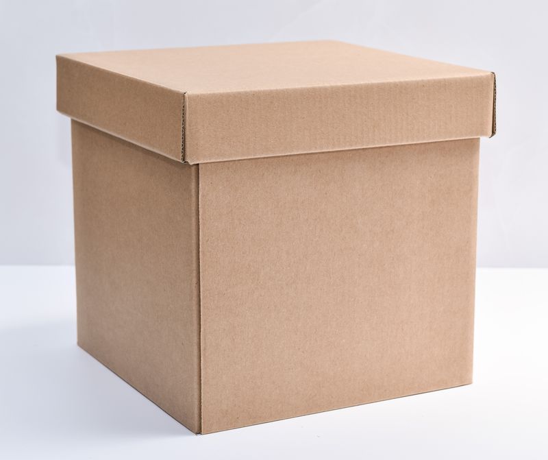 Kraft Gift Box + Lid - 200x200x200mm