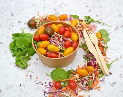 Paper Salad Bowl Kraft 32 oz (1000 ml)