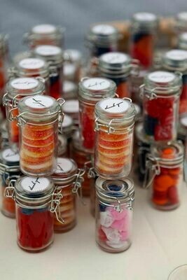 Glass Jar Metal Clip Top (4.3x8.5cm) 70ml (HM17649)