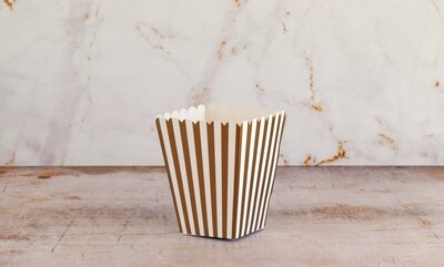 Box Popcorn Mini Gold 5 x 5 x 10 cm (each)