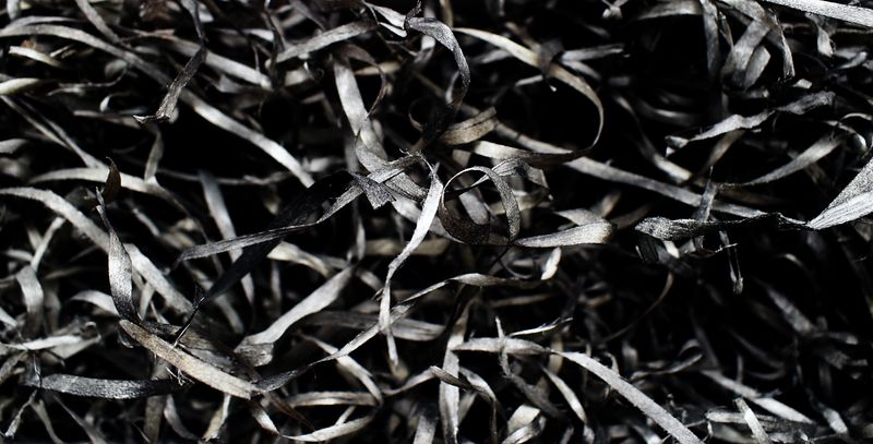 Wood Wool 100g Fine - Black