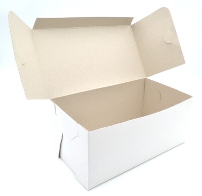 White Cake Box 9 x 5 x 4 inch