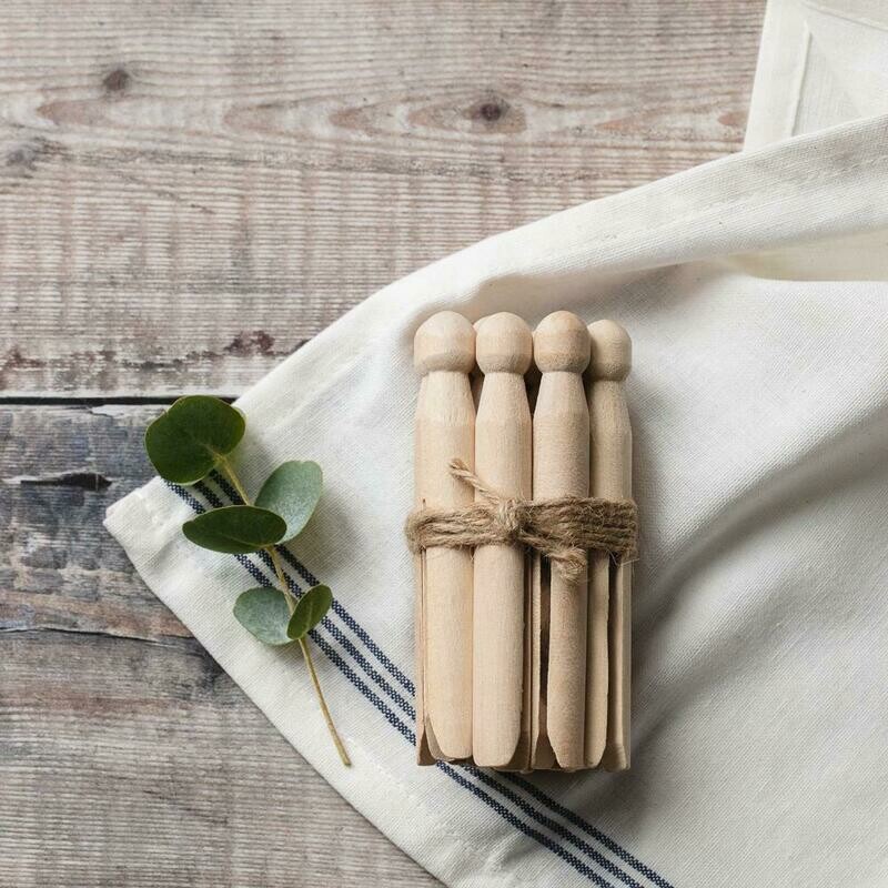Wooden Dolly Pegs 11cm (Qty 10)