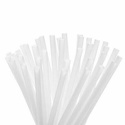 Bio Straws 6mm - Natural Wrapped (Qty100)