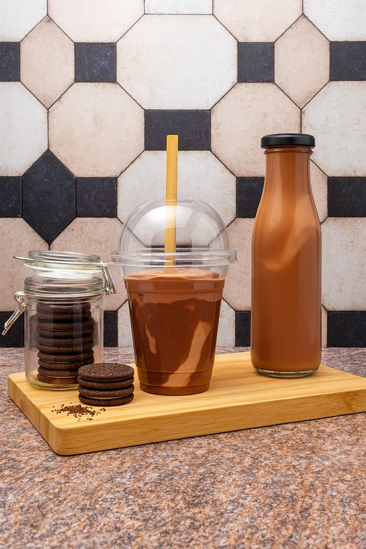 Plastic Smoothie Cup PET Clear 350 ml / 12 oz (Qty 50)