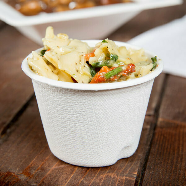 E - Compostable Bagasse Sampling Cup 120 ml (50)
