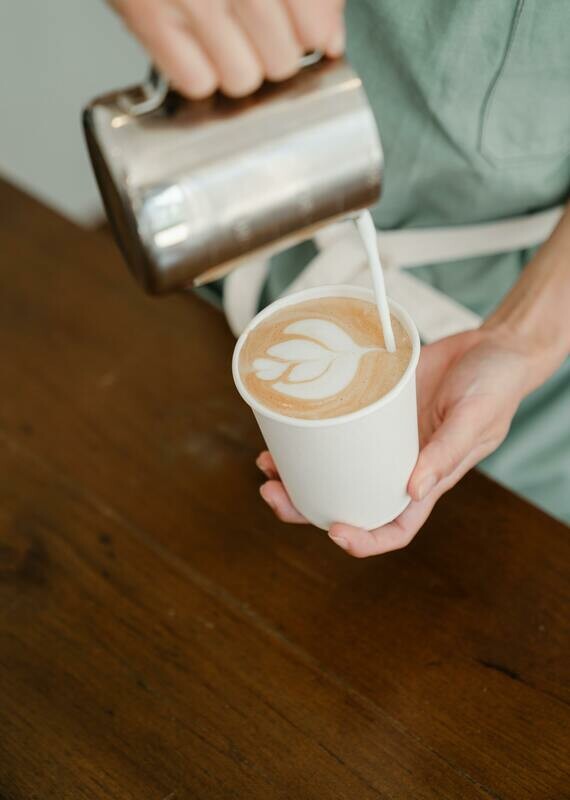 Coffee Cups Double Wall 350 ml - White (Qty 50)