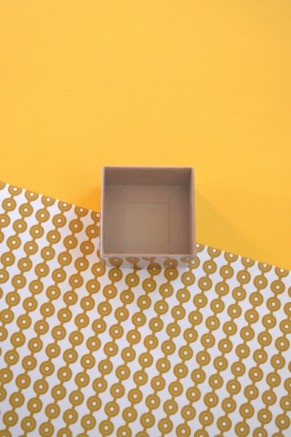 Box Kraft Base with PVC Lid 70x70x40 mm (ea)