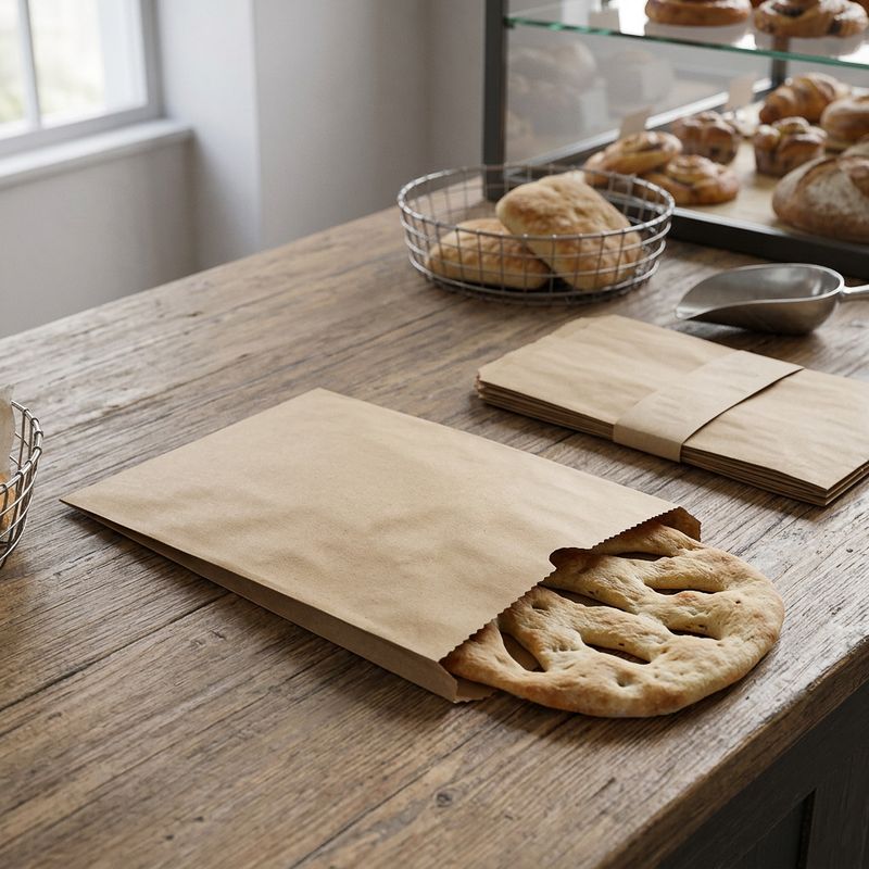 Medium Tall Kraft Paper Bags – 200 x 310mm (Pack of 100)