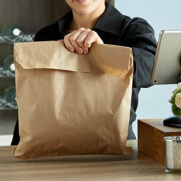 Jumbo Kraft Paper Bags – 310 x 410mm (Pack of 100)
